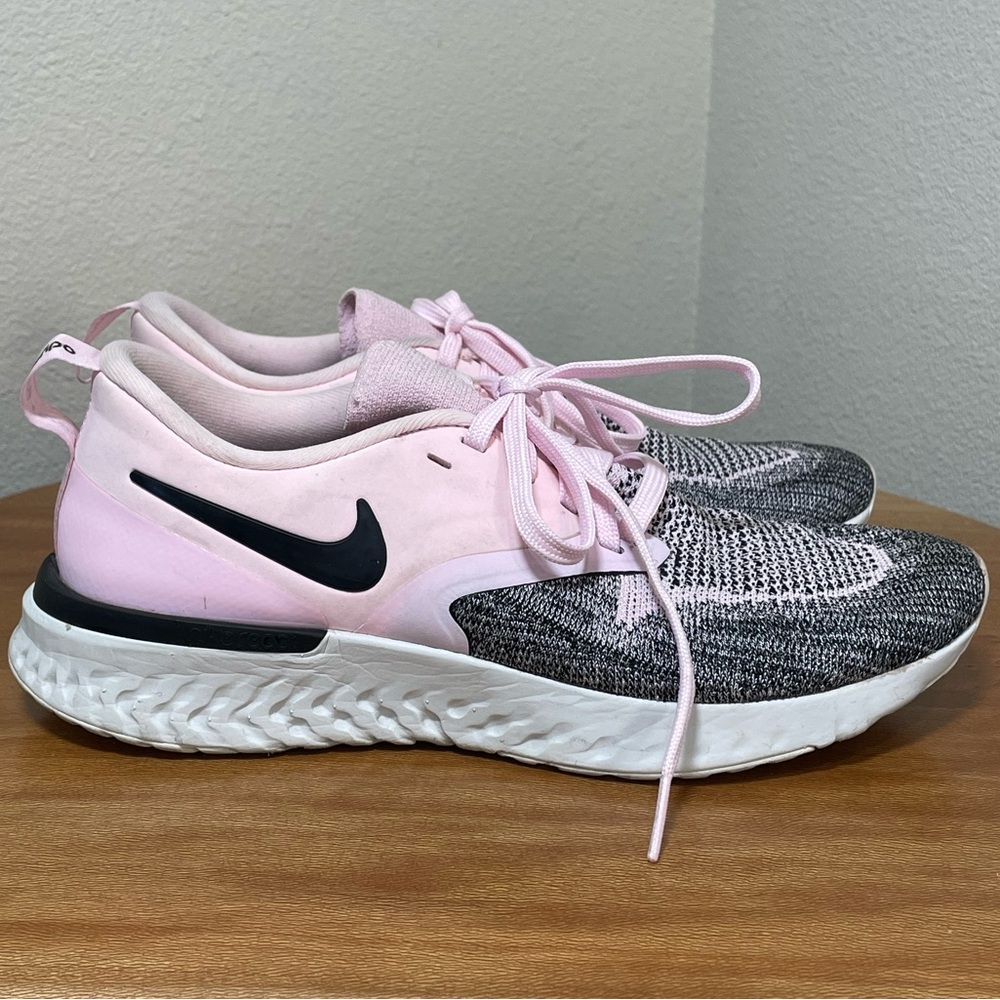 Women’s Nike Odyssey React Flyknit 2 Size 7 'Barely Rose' AH1016-601 - Picture 6 of 15